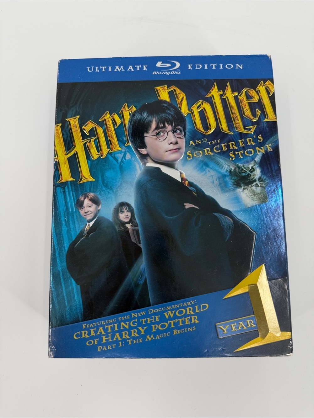 Harry Potter and the Sorcerer's Stone Ultimate Edition Blu-ray - Blue & Gold